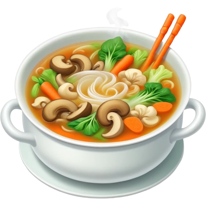 Chinese vegetable soup  emoji