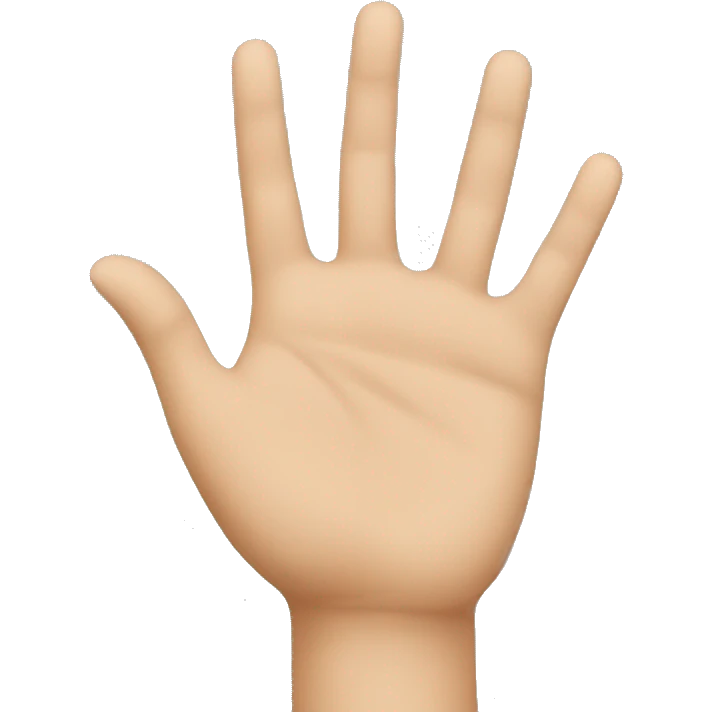 May be in other life. Pic with Hand. emoji