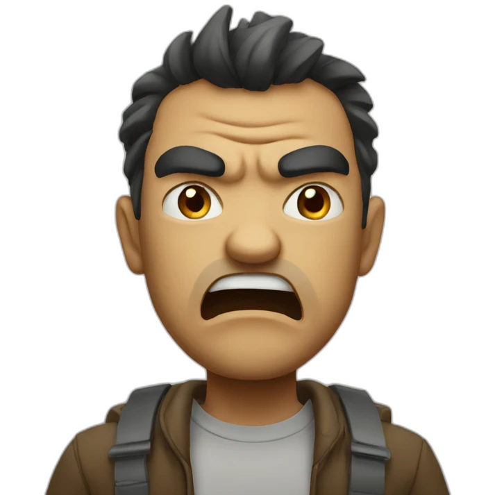 Angry emoji