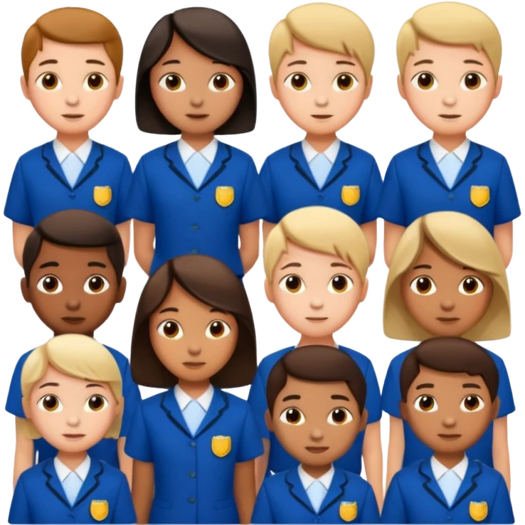 kid students School uniform emoji