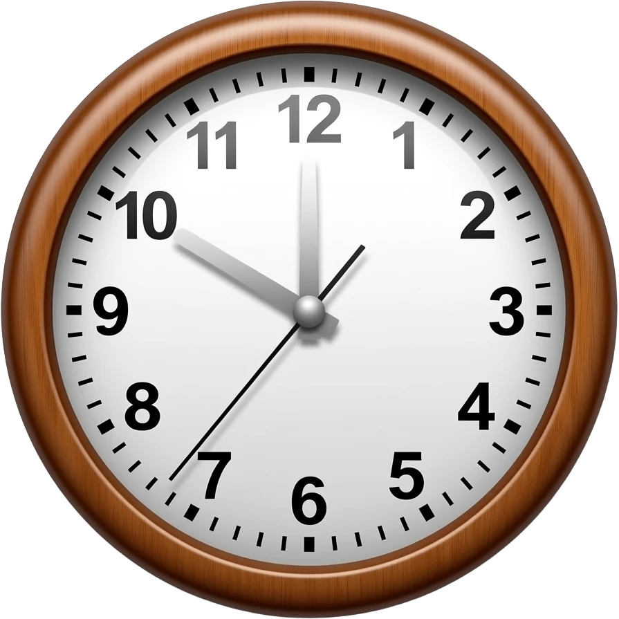 Clock 17:30 emoji
