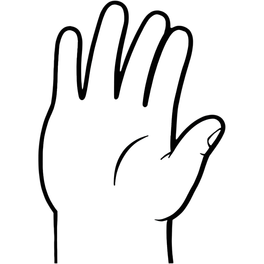 hand waving emoji