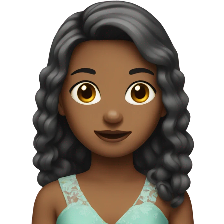 girl with dress  emoji