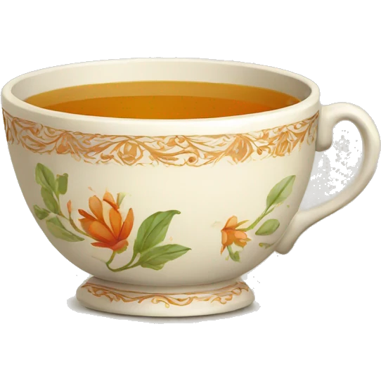 vintage tea indian cup emoji