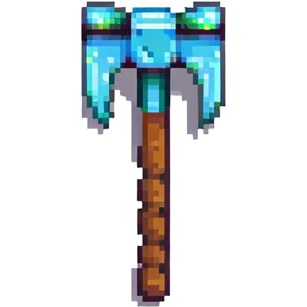 Minecraft pickaxe emoji