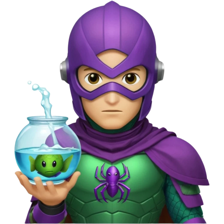 Mysterio from Spider-Man emoji