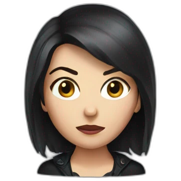 head Black Widow emoji