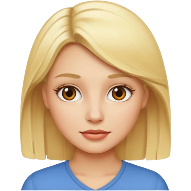 blonde woman emoji
