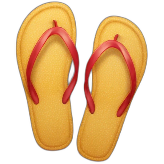 McDonald's and flip flops emoji