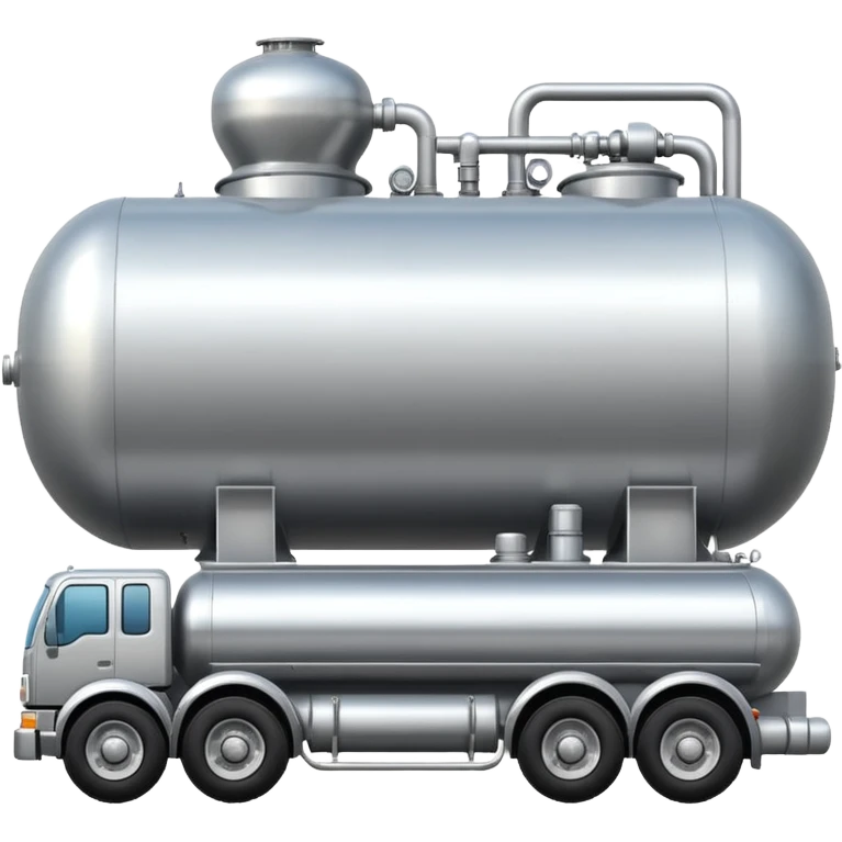 create an ultra realistic American modern gas tanker emoji