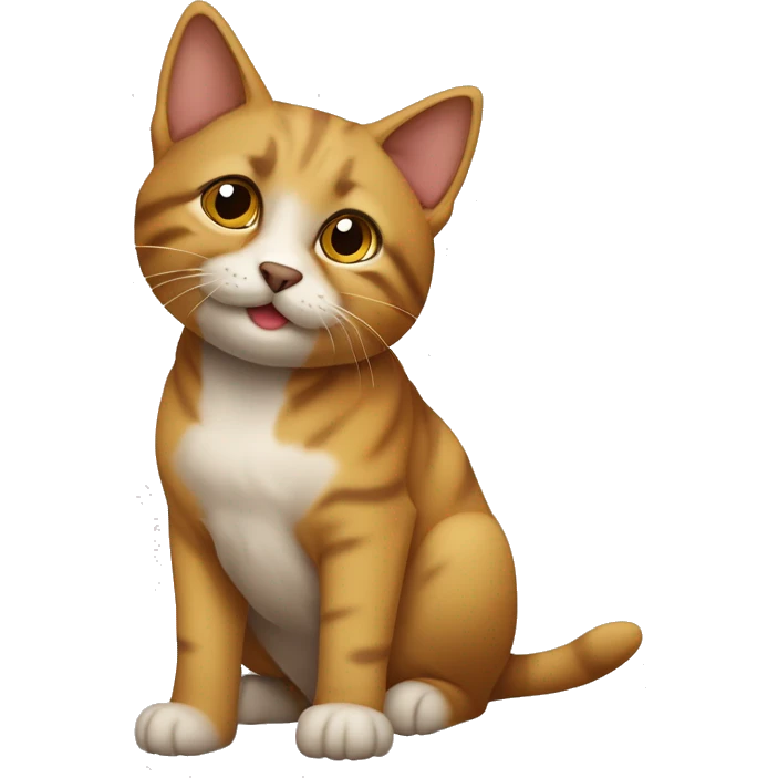 Köpek kedi karışımı mutasyonlu on bacaklı emoji