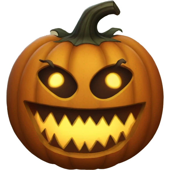 Scary Pumpkin emoji
