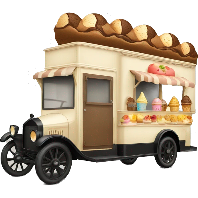 1917 ice cream food truck emoji