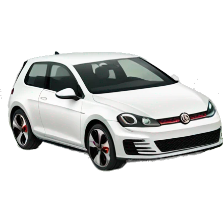 golf gti driven by frog emoji