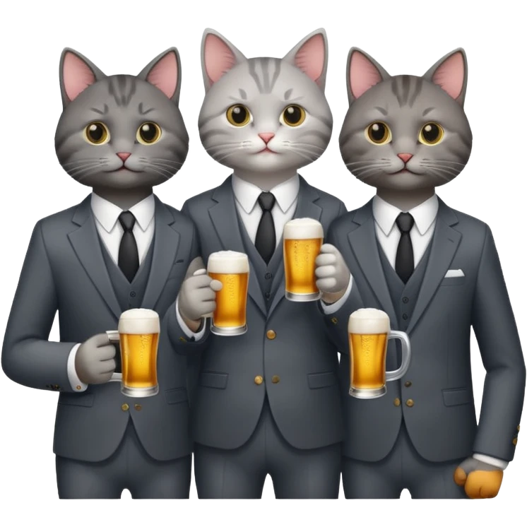 dead cat mafia , beer emoji