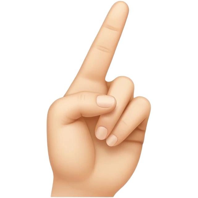 Little finger up  emoji