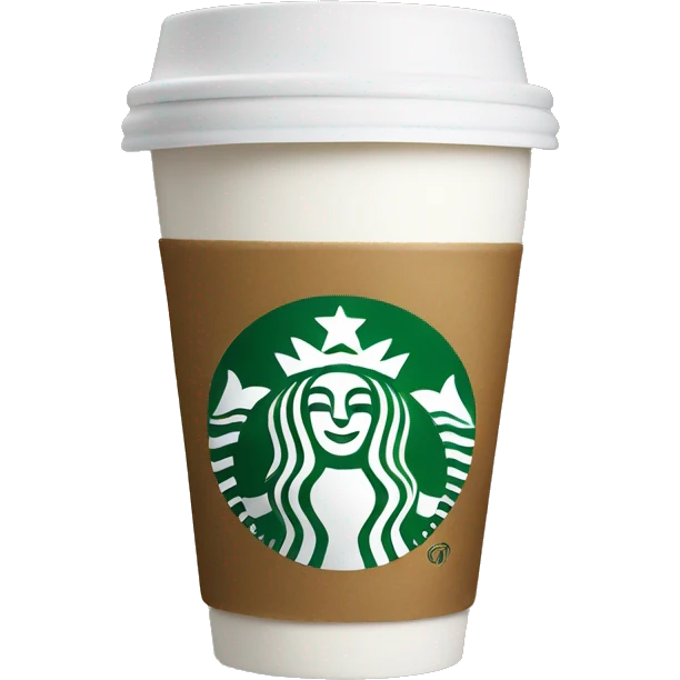Starbucks cup emoji