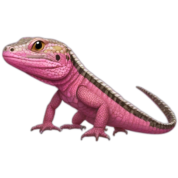 tegu lizard pink emoji