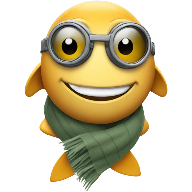 A fish flying a plane  emoji