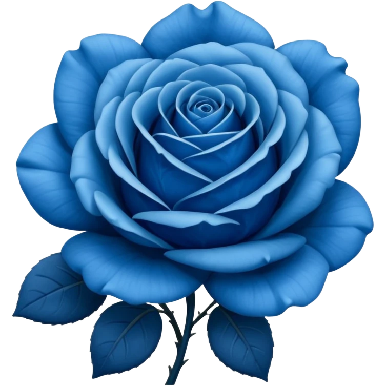 Rosa azul  emoji