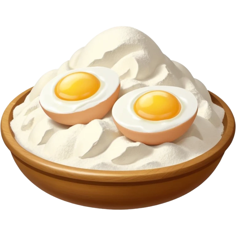 baking ingredients before preparation emoji