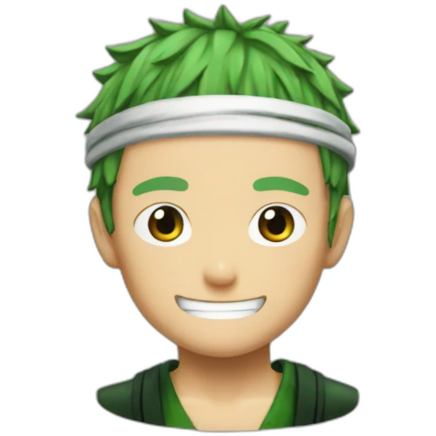 Zoro from One Piece emoji