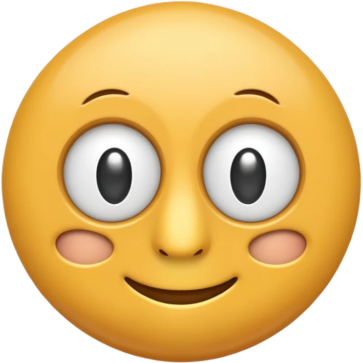 Front view monocle emoji, fully visible and centered with smooth, rounded, slightly inflated shapes.
Soft 3D emoji look with gentle depth.
Clean isolated object, no background, PNG cut-out style. emoji