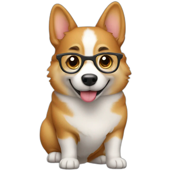 corgy-professor emoji