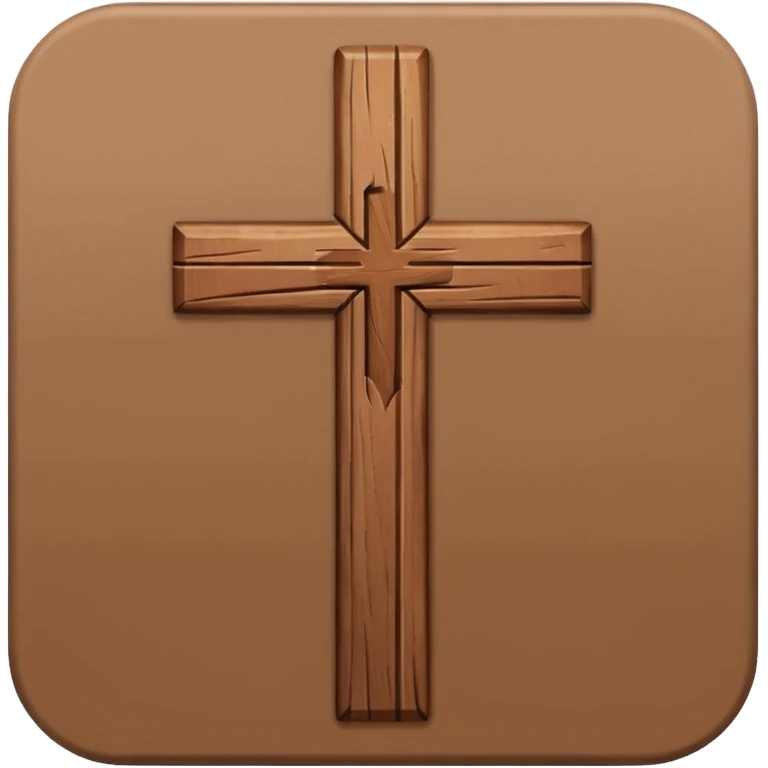Juste la croix catholique  emoji