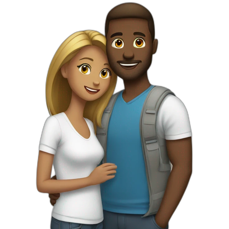  couple white in airport emoji
