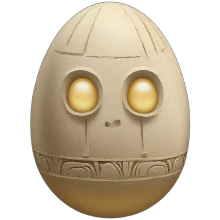 An ancient Egyptian egg emoji