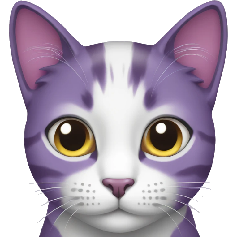 Purple cat emoji