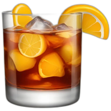 old fashioned cocktail emoji