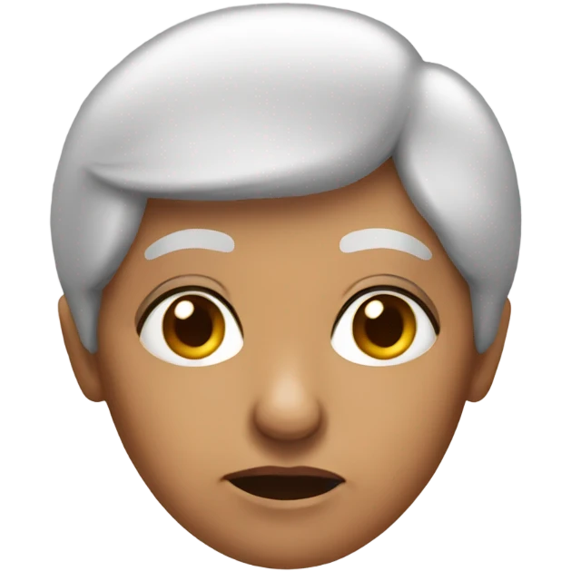 Grandma staring emoji