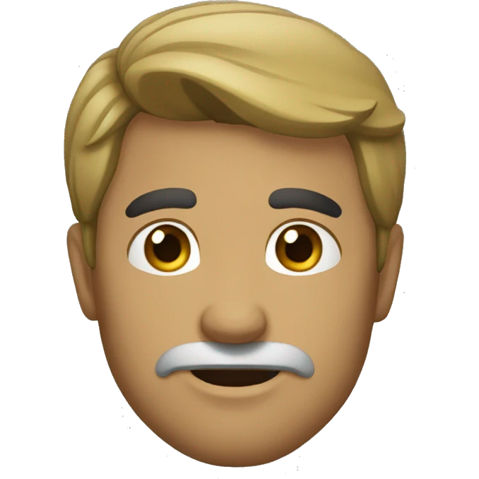 Hombre nervioso emoji