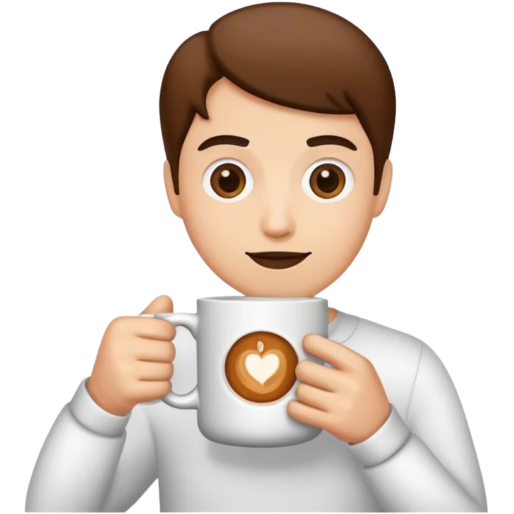 Gifting a coffee mug emoji