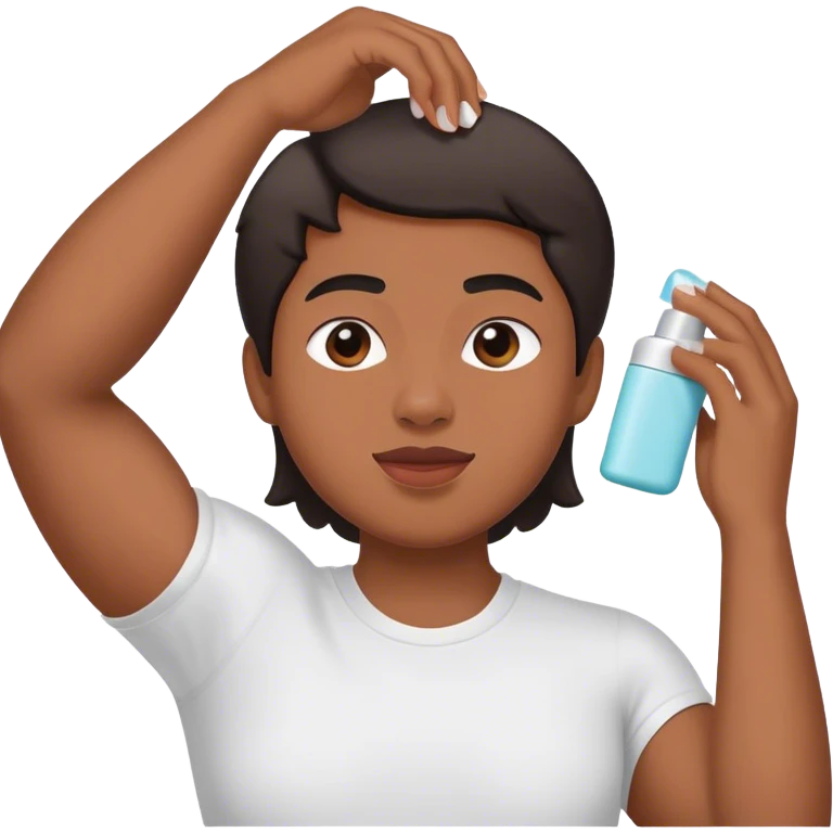 applying deodorant  emoji