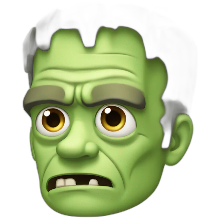 Frankenstein qui fait caca emoji