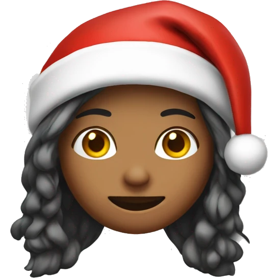 Gorllia in Santa hat emoji
