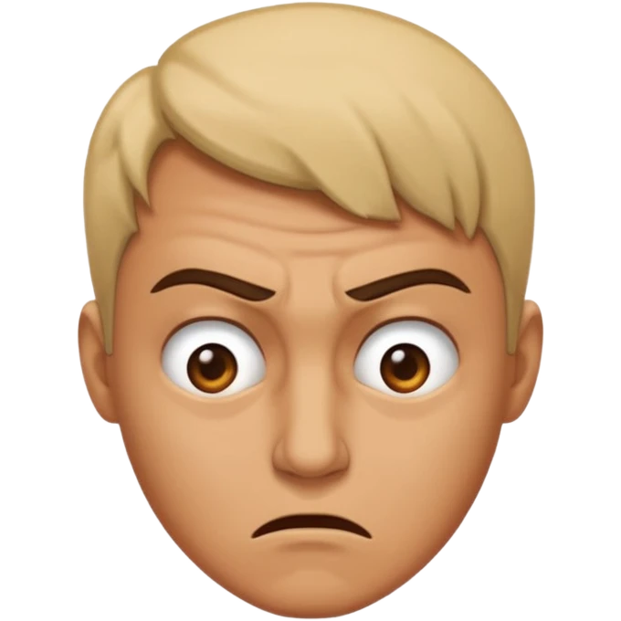 Contempt - feeling that someone or something is worthless emoji
