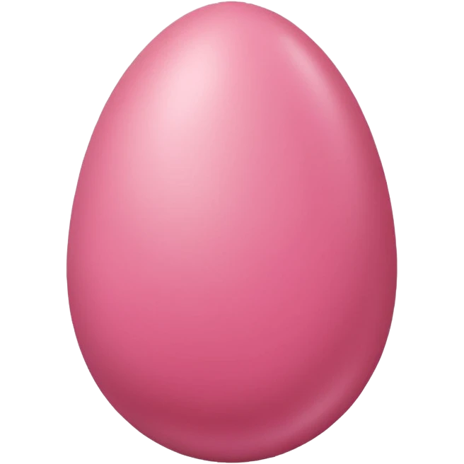 pink egg emoji