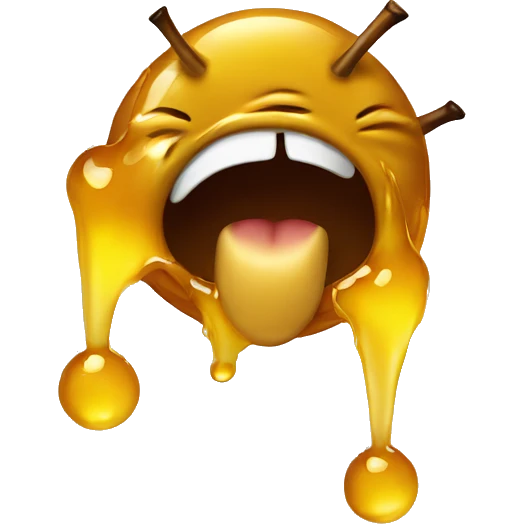 Emoji barfing honey emoji