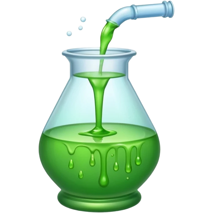leaking from a chemical jar  emoji