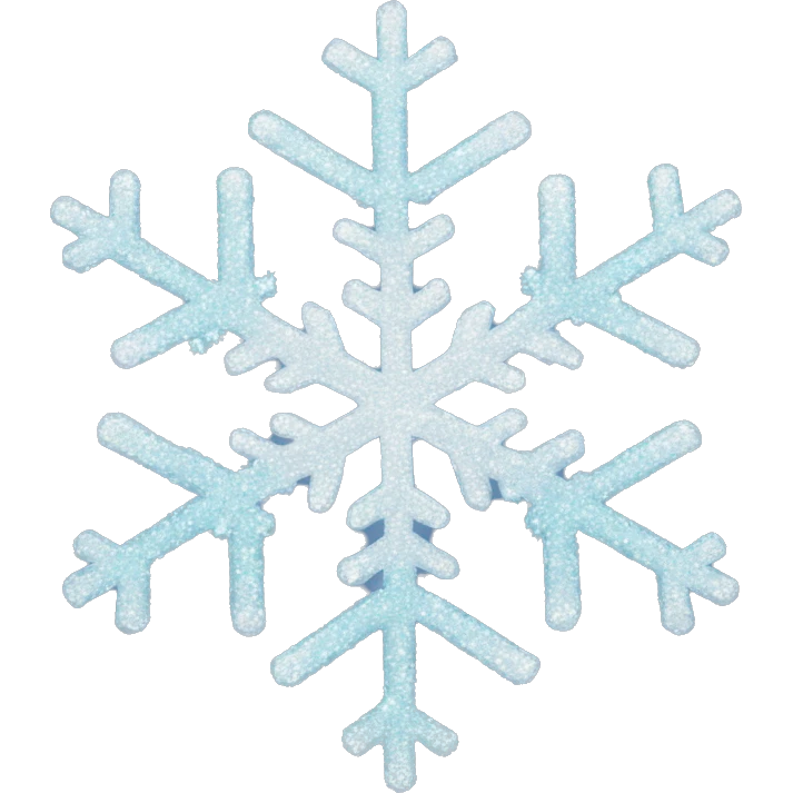 Sparkly snowflake  emoji
