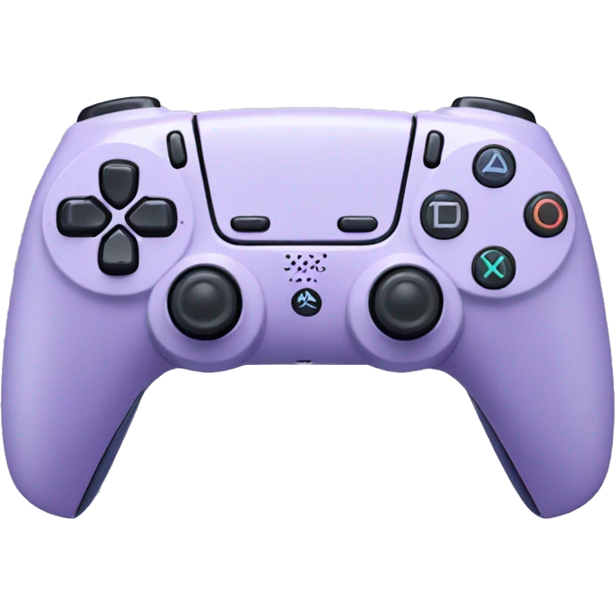 Ps5 pastel purple controller  emoji