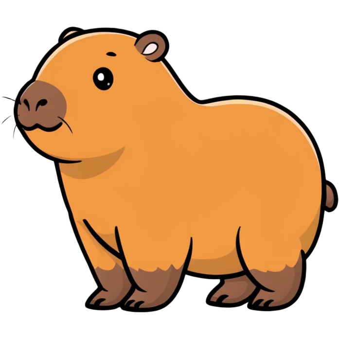 happy capybara emoji