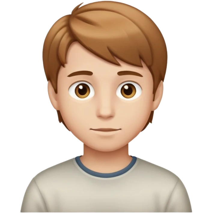 Boy with light brown hair  emoji