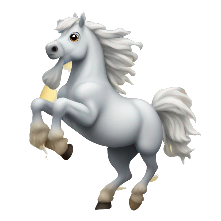 Caballo en el cielo emoji