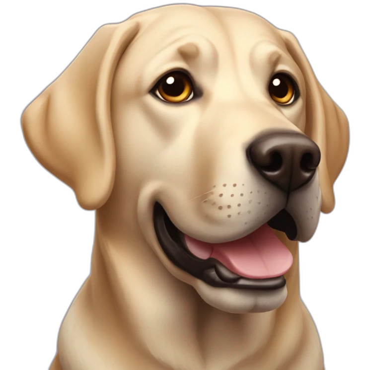 Perro labrador emoji