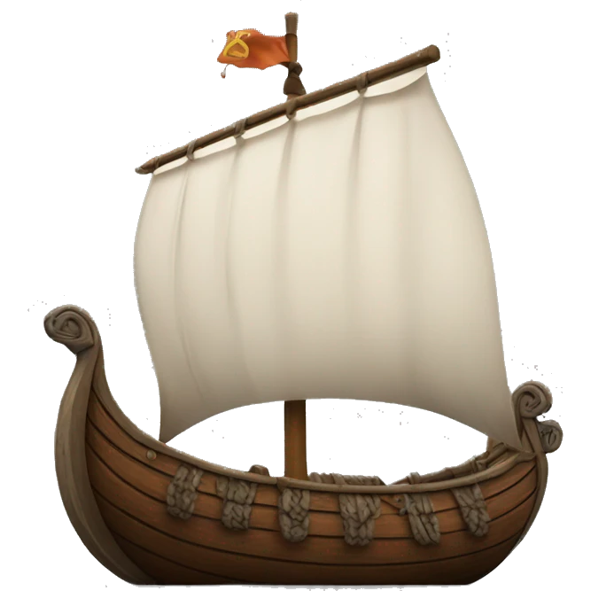 Viking ship emoji